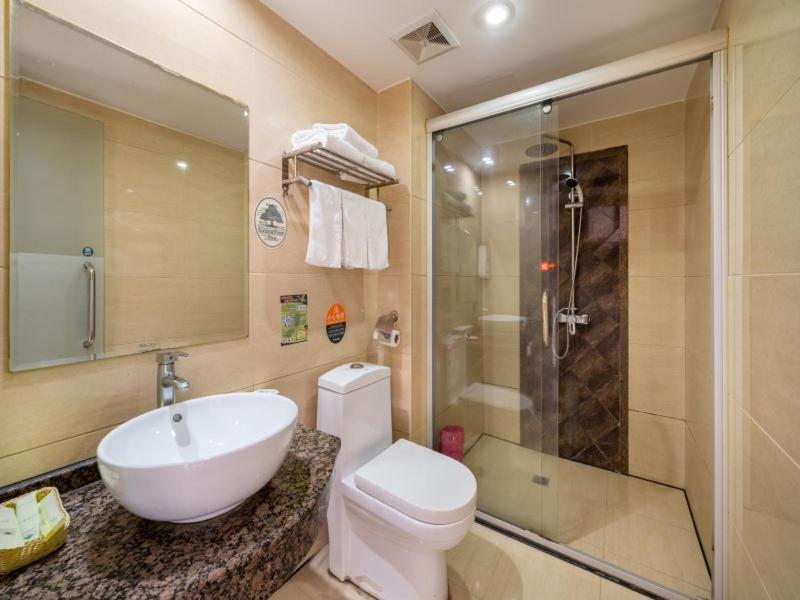Greentree Inn Yiwu International Trade City Hotel Exteriör bild